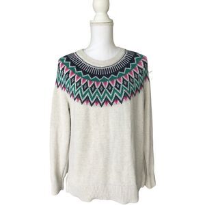 Old Navy Vintage 90s Women's Pullover Sweeter Size M Colorful Top